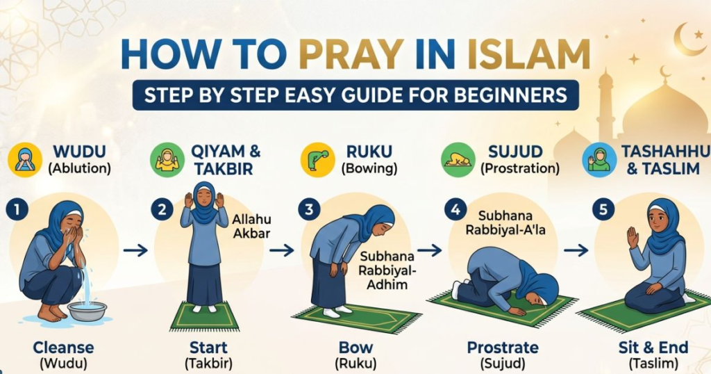 How to Pray in Islam Step by Step Easy Guide for Beginners