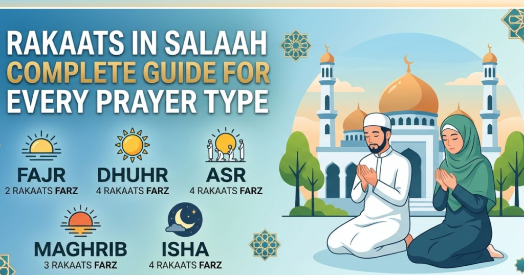 Rakaats in Salaah Complete Guide for Every Prayer Type