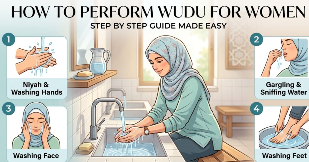 How to Perform Wudu for Women Step by Step Guide Made Easy