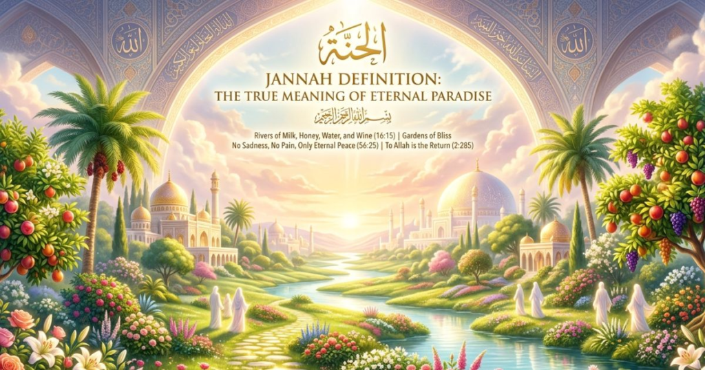 Jannah Definition The True Meaning of Eternal Paradise