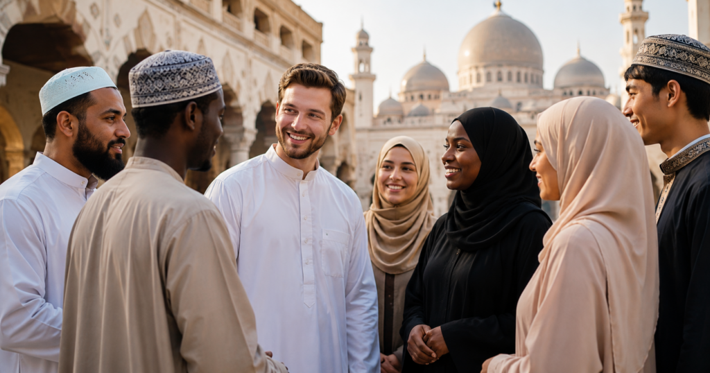 can white people be muslim