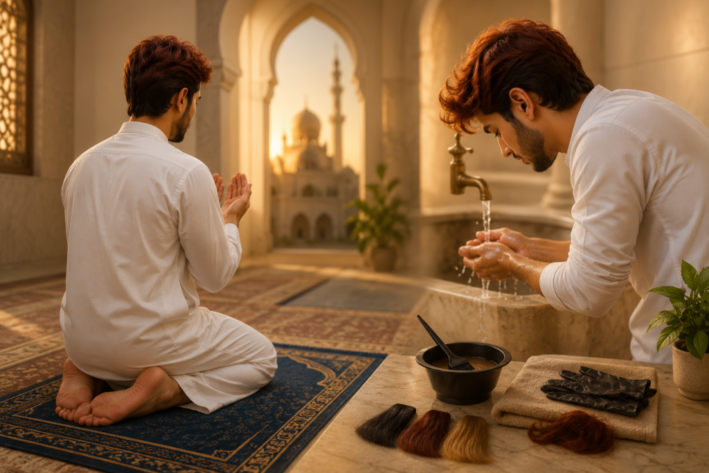 is it haram to dye your hair
