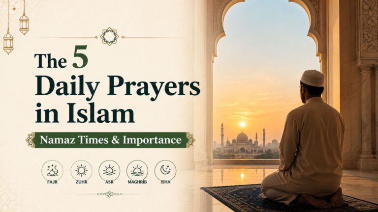 The 5 Daily Prayers in Islam Namaz Times & Importance